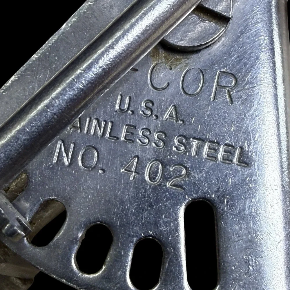 BI-COR Stainless Steel No. 402‎ Ice Cream Scoop Made In U.S.A Size 20